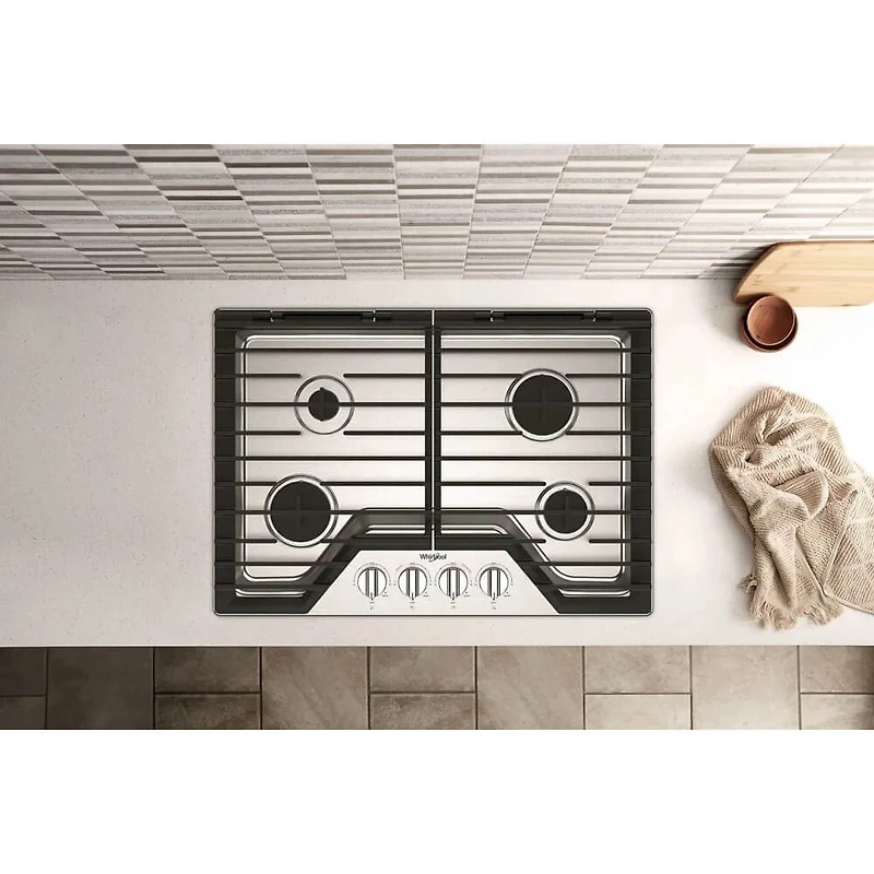 30 inch 4 Burner Stainless Gas Cooktop