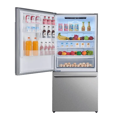17.2 Cu. Ft. Stainless Bottom Freezer Refrigerator