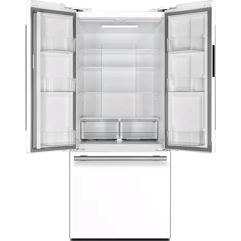 17.5 Cu. Ft. Espresso Gallipoli White French Door Refrigerator