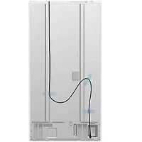 19.2 Cu. Ft. White French Door Counter Depth Refrigerator