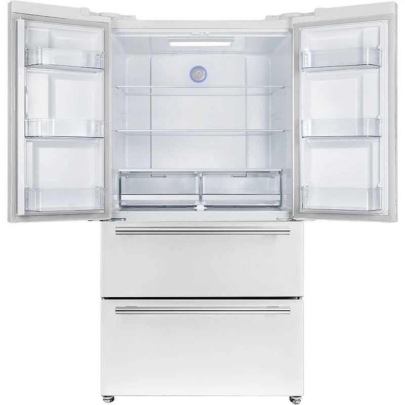 19.2 Cu. Ft. White French Door Counter Depth Refrigerator