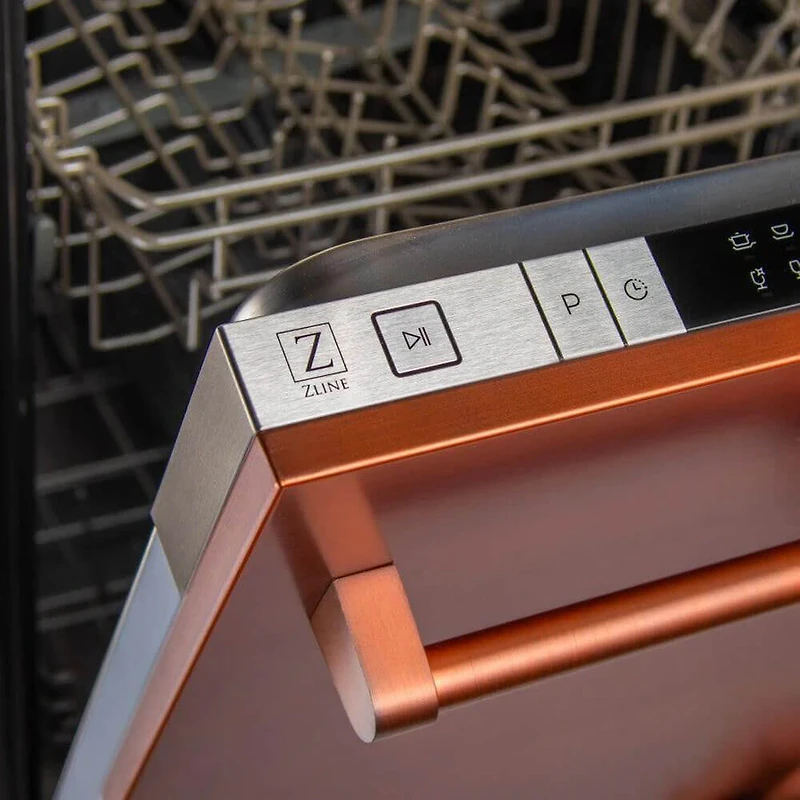 52 dBA Copper Top Control Dishwasher