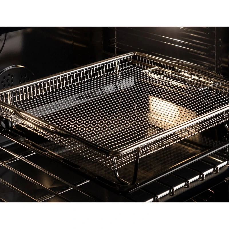 5.7 Cu. Ft. Red Freestanding Dual Fuel Range