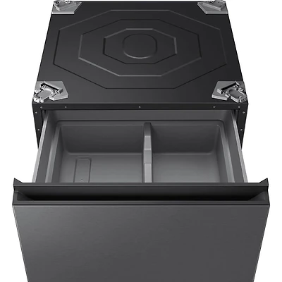 15 inch Bespoke AI Laundry Combo Pedestal with Storage Drawer