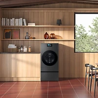 15 inch Bespoke AI Laundry Combo Pedestal with Storage Drawer