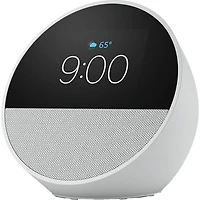 Echo Spot 2024 Smart Alarm with Alexa - Glacier White