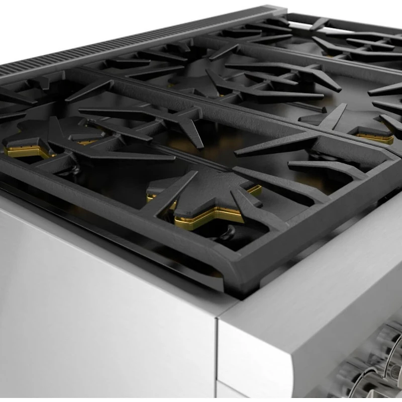 5 Cu. Ft. Stainless Freestanding Dual Fuel Range