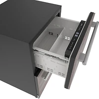 4.4 Cu. Ft. Panel Ready Under-Counter Double Drawer Refrigerator