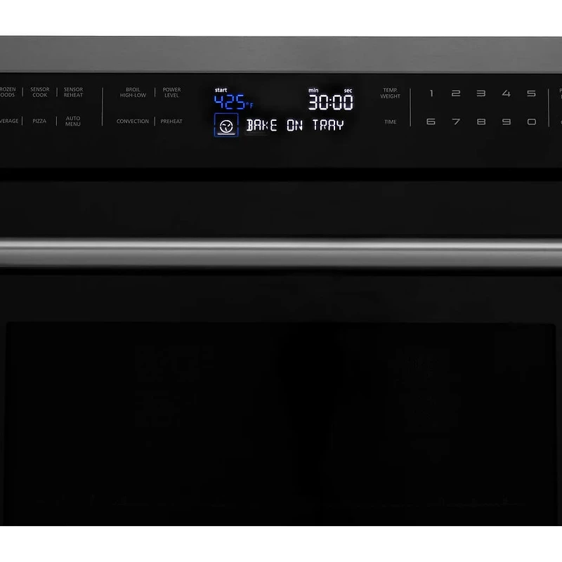 1.6 Cu. Ft. Black Stainless Built-In Microwave