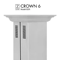 Crown Molding Profile 6 for Island Mount Range Hood