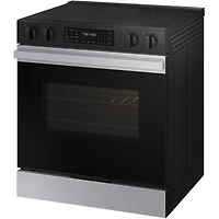 6.3 Cu. Ft. Bespoke Stainless Slide-In Electric Smoothtop Range