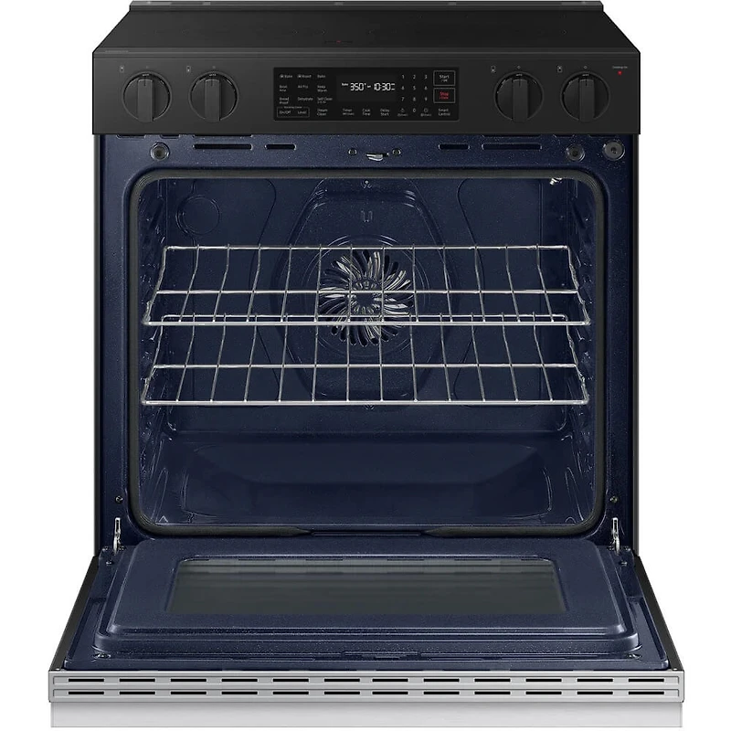 6.3 Cu. Ft. Bespoke Stainless Slide-In Electric Smoothtop Range