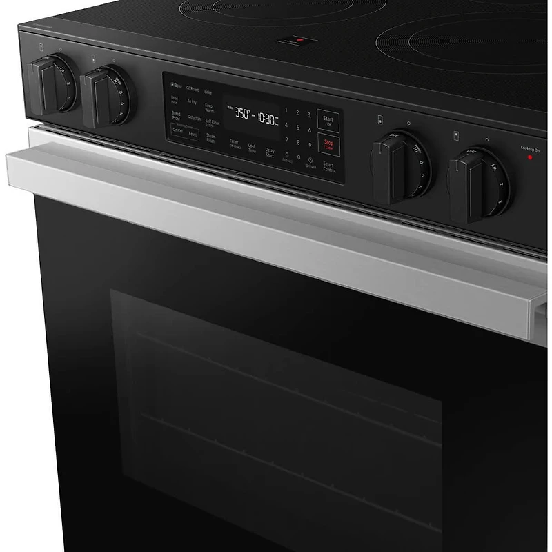 6.3 Cu. Ft. Bespoke Stainless Slide-In Electric Smoothtop Range