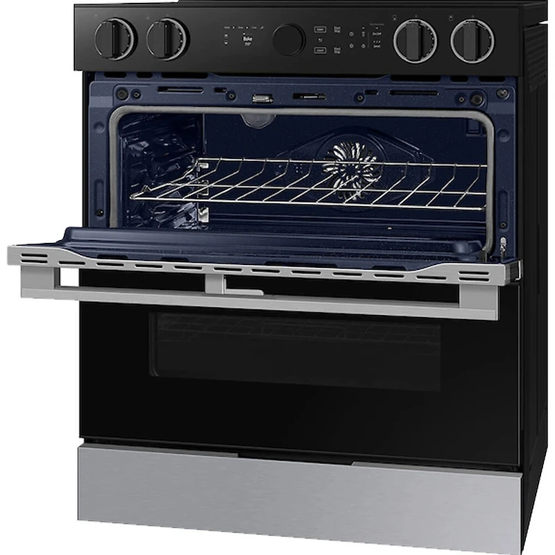 6.3 Cu. Ft. Bespoke Flex Duo Stainless Slide-In Smart Electric Range