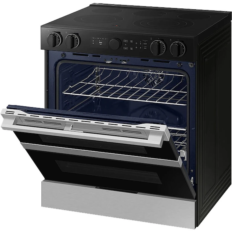 6.3 Cu. Ft. Bespoke Flex Duo Stainless Slide-In Smart Electric Range