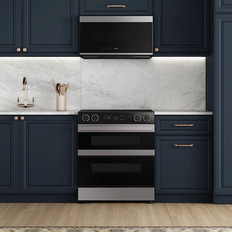 6.3 Cu. Ft. Bespoke Flex Duo Stainless Slide-In Smart Electric Range