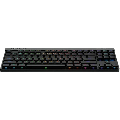 G515 Lightspeed Tenkeyless Wireless Low Profile Gaming Keyboard with Tactile Switches - Black