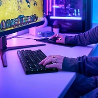 G515 Lightspeed Tenkeyless Wireless Low Profile Gaming Keyboard with Tactile Switches - Black