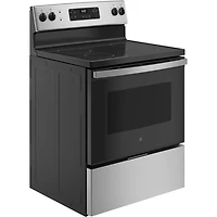 5 Cu. Ft. Stainless Freestanding Smoothtop Electric Range - OPEN BOX