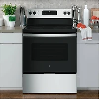 5 Cu. Ft. Stainless Freestanding Smoothtop Electric Range - OPEN BOX