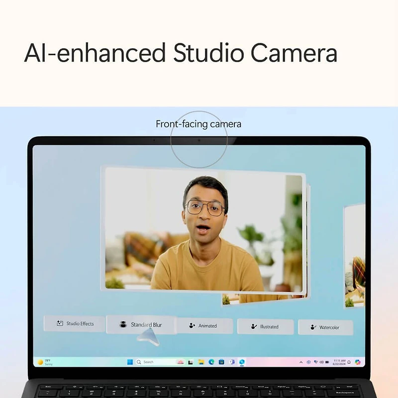  Surface Laptop Copilot+ PC 13.8 inch, Snapdragon X Elite, 16GB RAM - Qualcomm Adreno Graphics - 1TB SSD, (7th Edition), Black - OPEN BOX