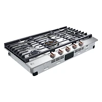 36 inch 5 Burner Stainless Drop-In Gas Cooktop - OPEN BOX