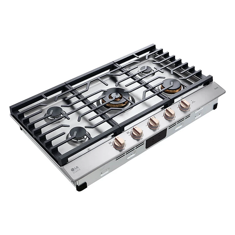36 inch 5 Burner Stainless Drop-In Gas Cooktop - OPEN BOX