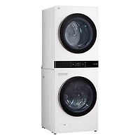 Essence White 5 Cu. Ft. Washer/7.4 Cu. Ft. Dryer WashTower Electric Stacked Laundry Center