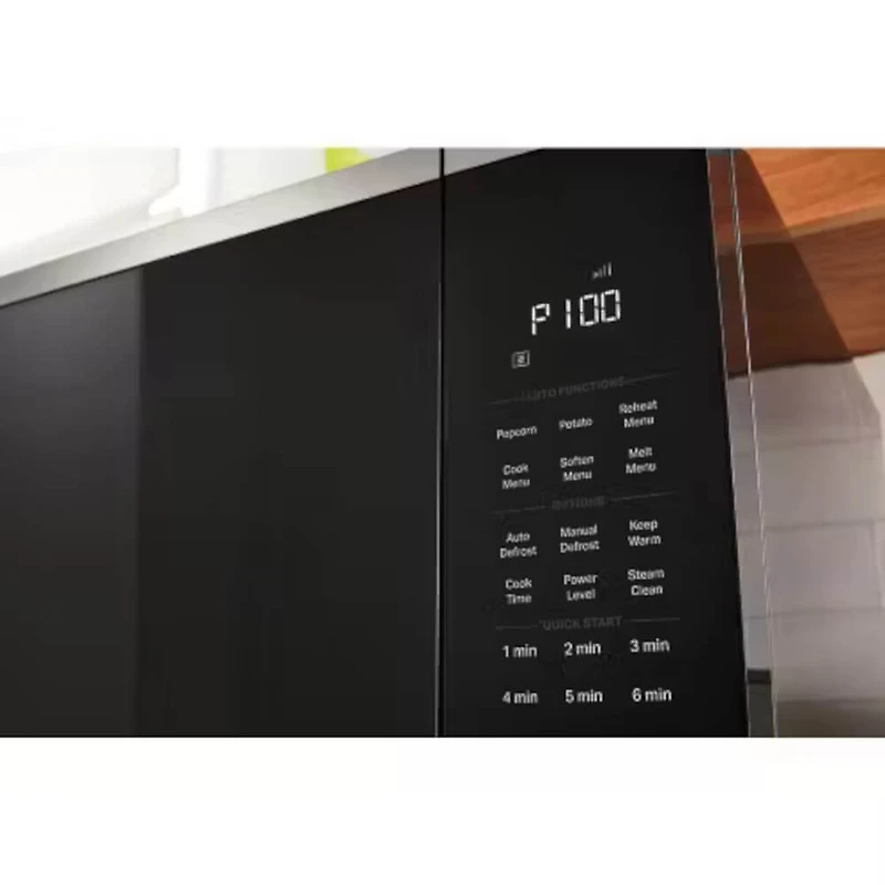 2.2 Cu. Ft. Black Countertop Microwave