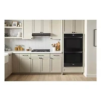 30 inch Black Smart Convection Double Wall Oven