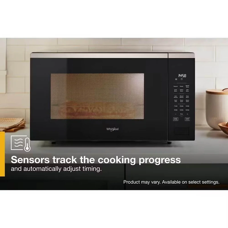 1.6 Cu. Ft. Countertop Sensor Cooking Microwave - OPEN BOX
