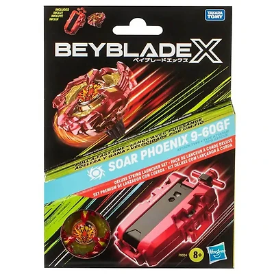 Beyblade X Soar Phoenix Deluxe String Launcher Set