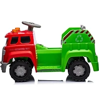  1-Seater Dump Truck 12V Ride-On Vehicle with Remote Control – Realistic Construction Truck w/ Bluetooth & Working Dump Bed