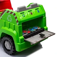  1-Seater Dump Truck 12V Ride-On Vehicle with Remote Control – Realistic Construction Truck w/ Bluetooth & Working Dump Bed