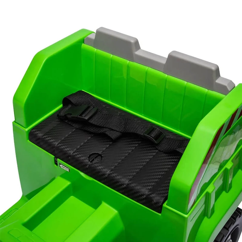  1-Seater Dump Truck 12V Ride-On Vehicle with Remote Control – Realistic Construction Truck w/ Bluetooth & Working Dump Bed