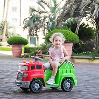  1-Seater Dump Truck 12V Ride-On Vehicle with Remote Control – Realistic Construction Truck w/ Bluetooth & Working Dump Bed