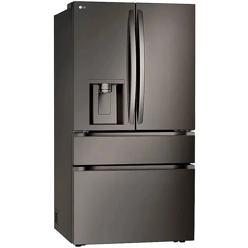 28.6 Cu. Ft. Black Stainless 4-Door French Door Smart Refrigerator