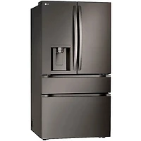 28.6 Cu. Ft. Black Stainless 4-Door French Door Smart Refrigerator