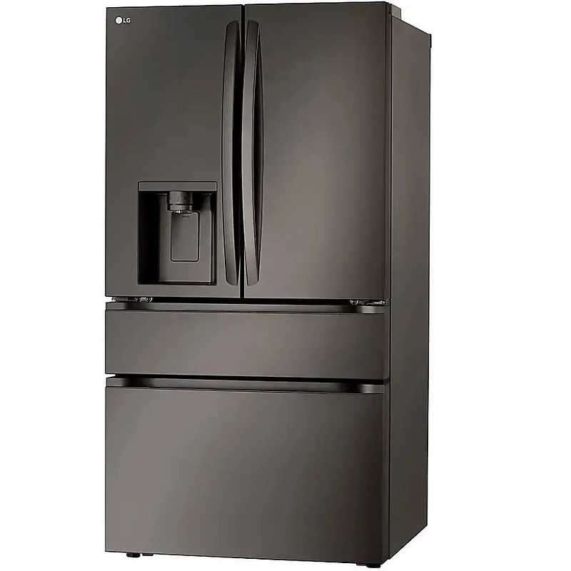 28.6 Cu. Ft. Black Stainless 4-Door French Door Smart Refrigerator