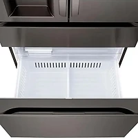 28.6 Cu. Ft. Black Stainless 4-Door French Door Smart Refrigerator