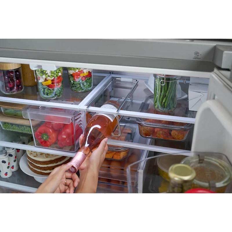 24 Cu. Ft. Stainless 3-Door French Door Zero Clearance Counter-Depth Refrigerator