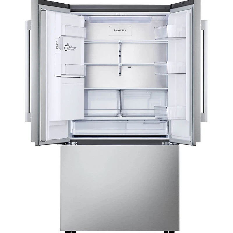 24 Cu. Ft. Stainless 3-Door French Door Zero Clearance Counter-Depth Refrigerator