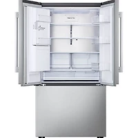 24 Cu. Ft. Stainless 3-Door French Door Zero Clearance Counter-Depth Refrigerator
