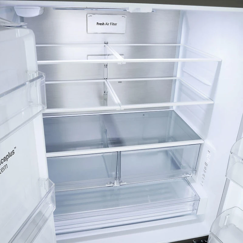 24 Cu. Ft. Stainless 3-Door French Door Zero Clearance Counter-Depth Refrigerator