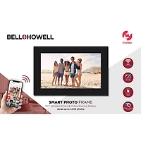 10.1 inch Smart Photo Frame with Frameo - Black - OPEN BOX