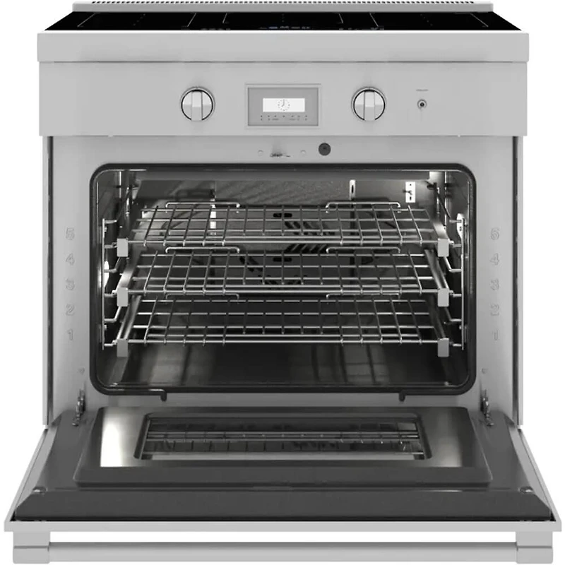4.9 Cu. Ft. Liberty Stainless Electric Slide-In Smart Range