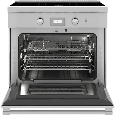 4.9 Cu. Ft. Liberty Stainless Electric Slide-In Smart Range