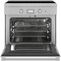 4.9 Cu. Ft. Liberty Stainless Electric Slide-In Smart Range