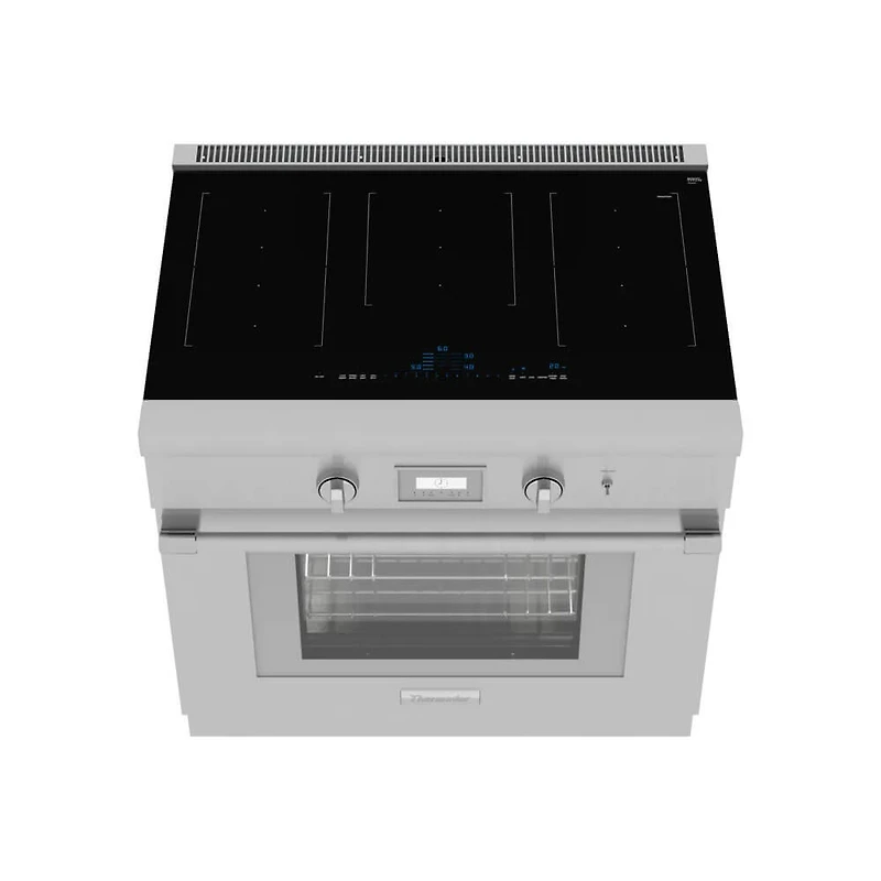 4.9 Cu. Ft. Liberty Stainless Electric Slide-In Smart Range