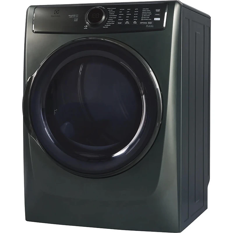 8.0 Cu. Ft. Alpine Green Front Load Perfect Steam Electric Dryer